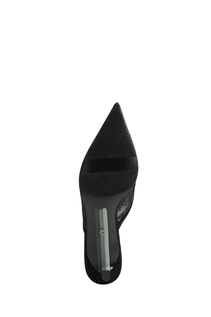 Margeaux Mini Polkadot Mesh Black