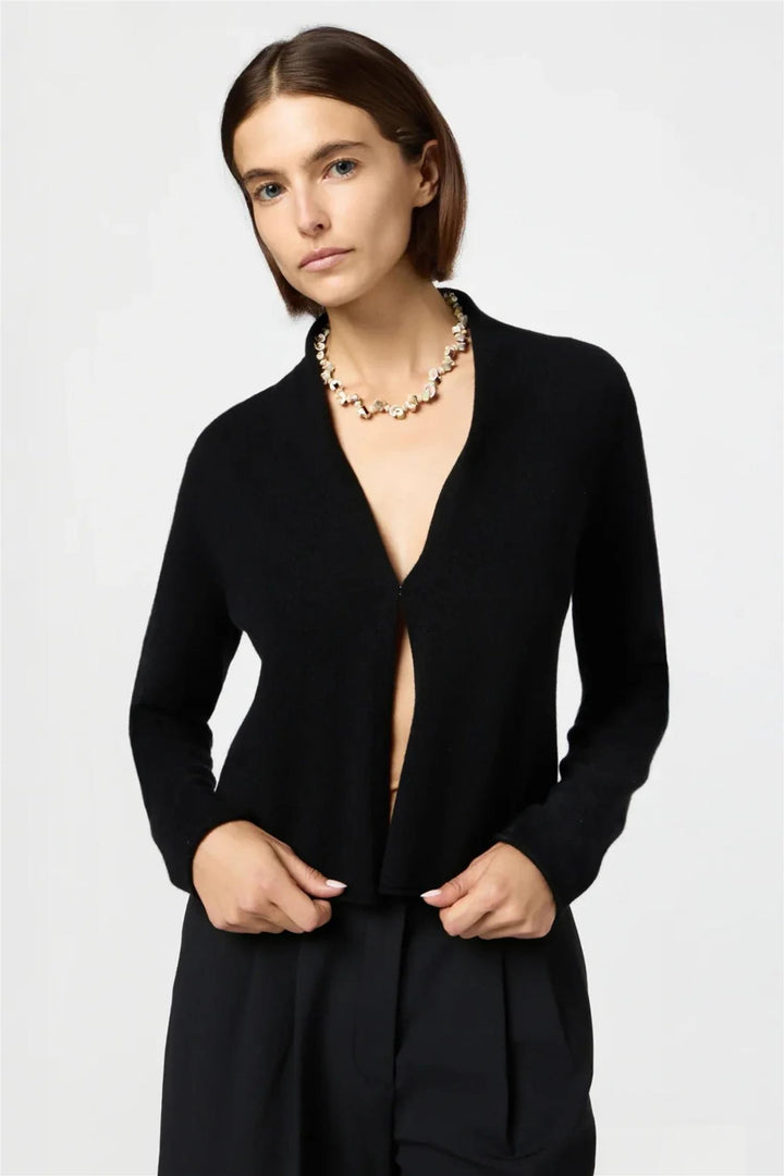 Stealth Cashmere Cardigan Black
