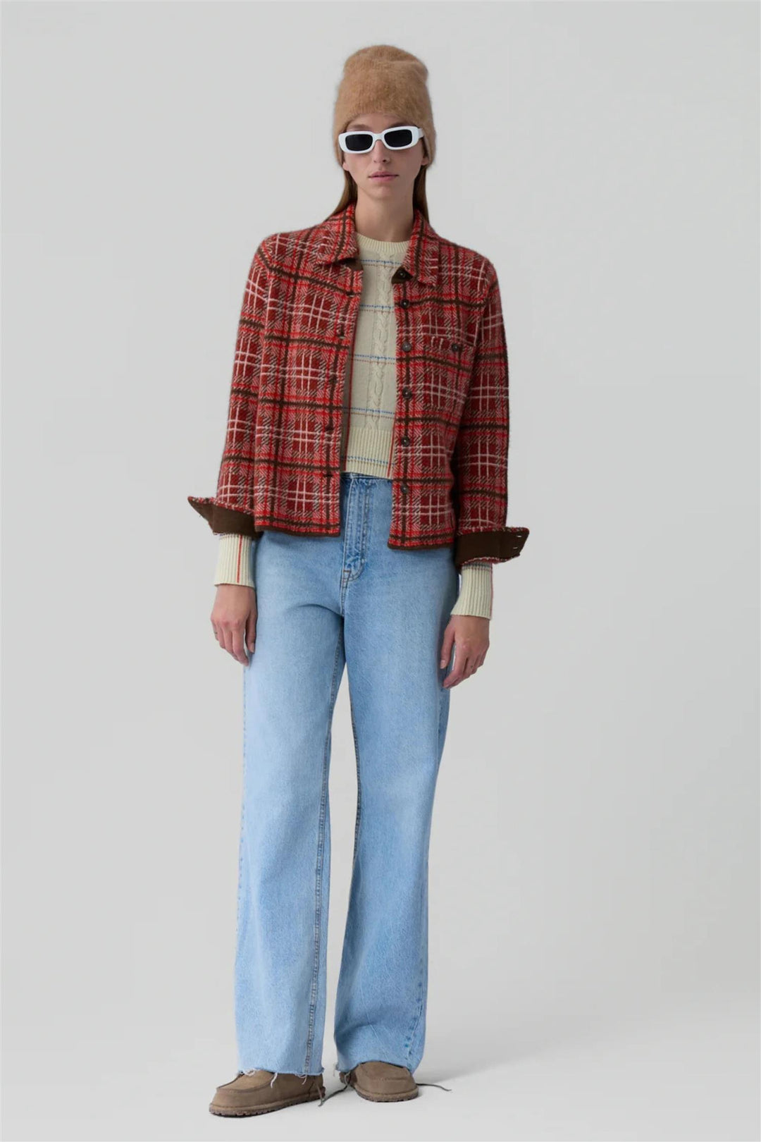 Dylan Plaid Shirt Chili Combo