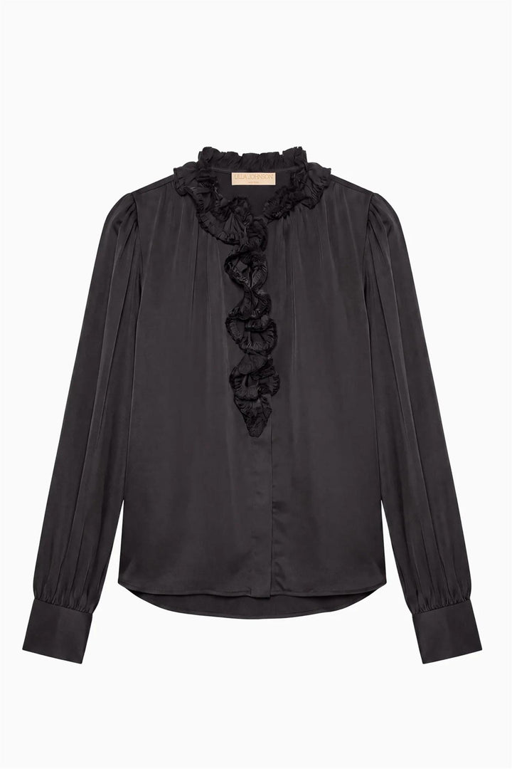 Wilhelmina Longsleeve Blouse Noir