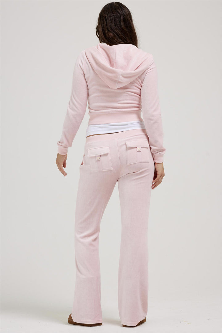 Caisa Ultra Low Rise Pants Candy Pink