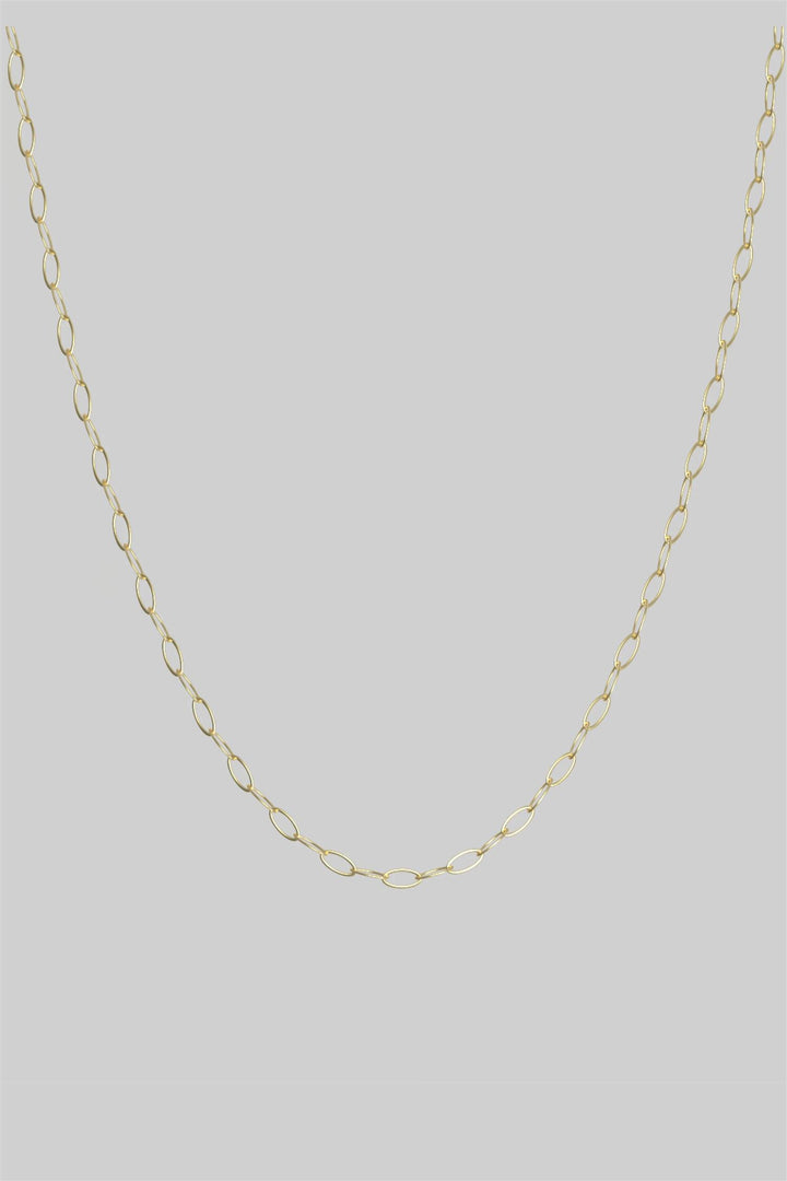 Cable Necklace I Plated 80 cm.