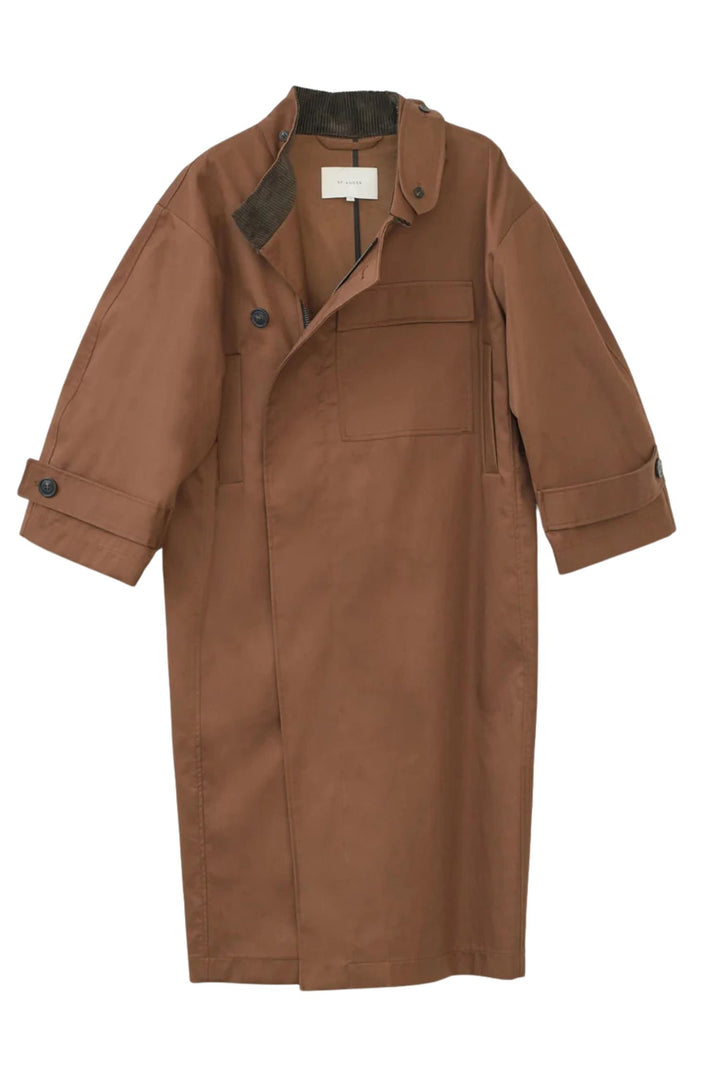 Water Resistant Coat Brown