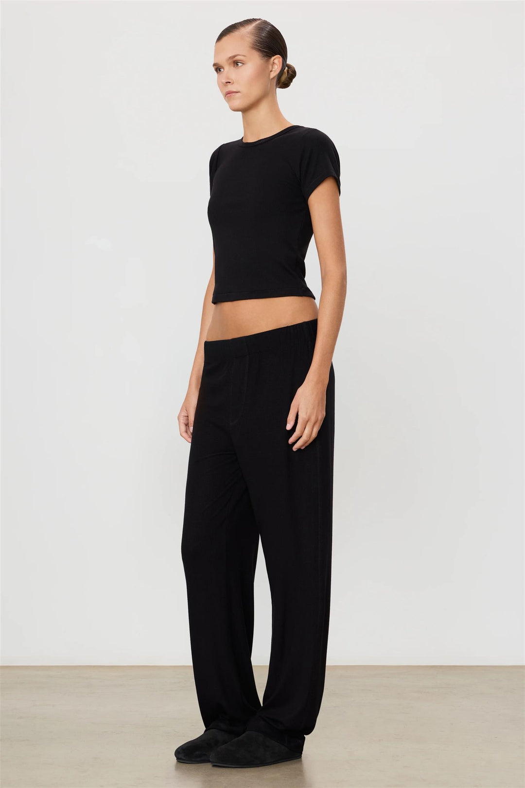 Butter Rib Lounge Pant Black