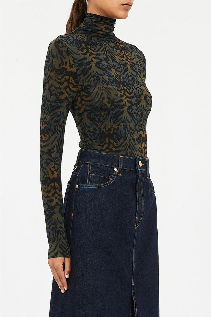 Aurelia Long Sleeve Turtleneck Desert Jasper