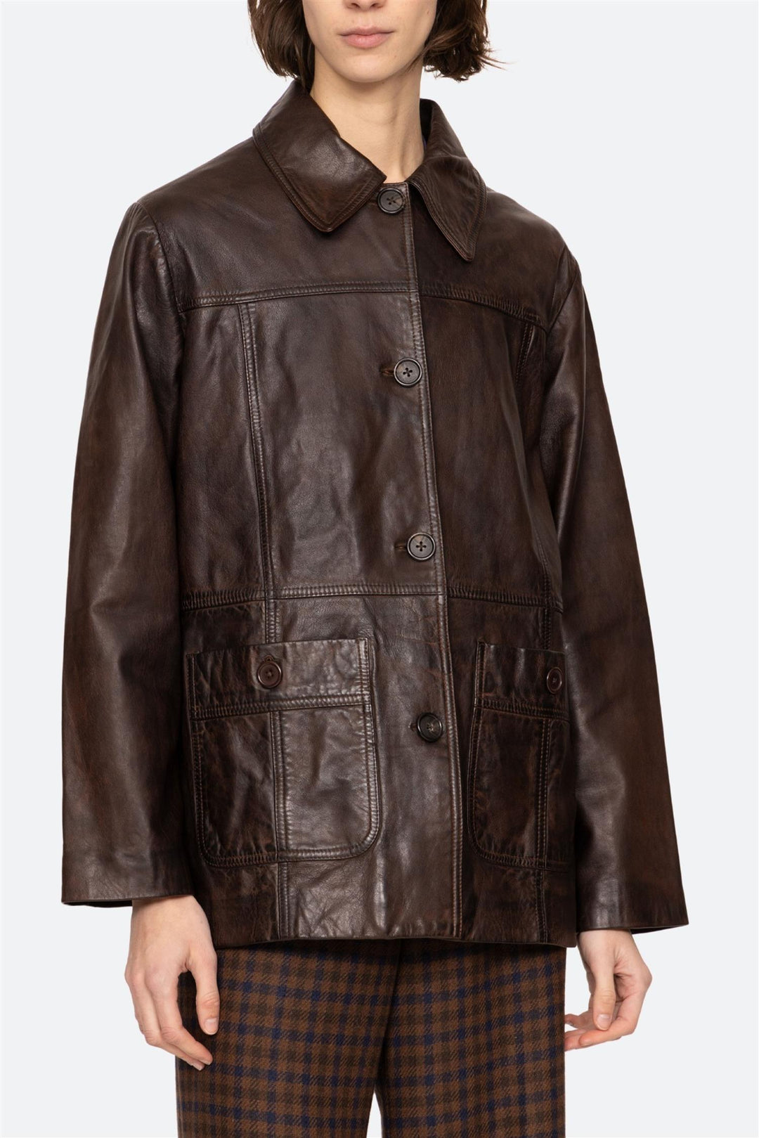 Lenoir Leather Jacket Chocolate