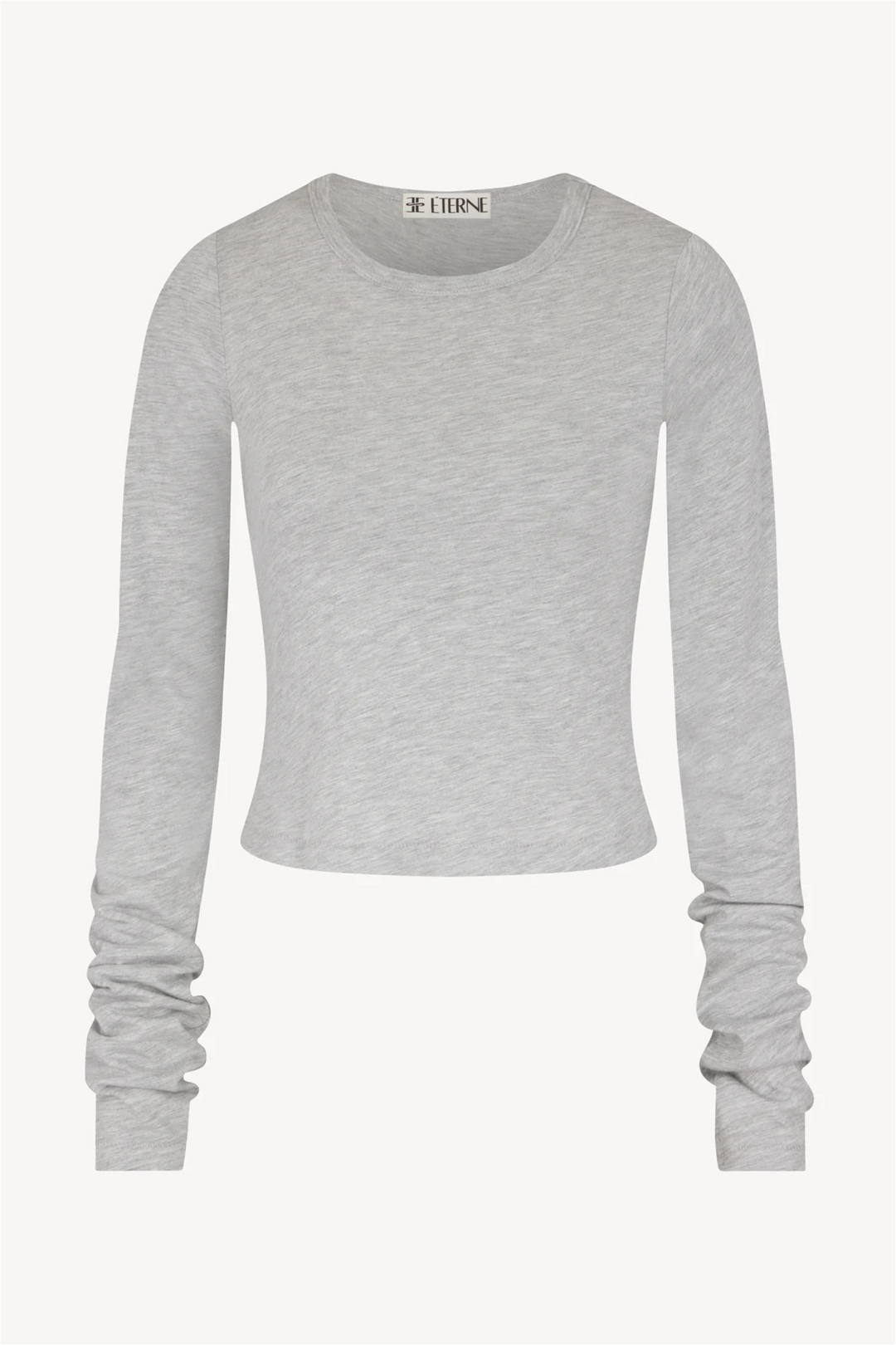 Long Sleeve Baby Tee Heather Grey