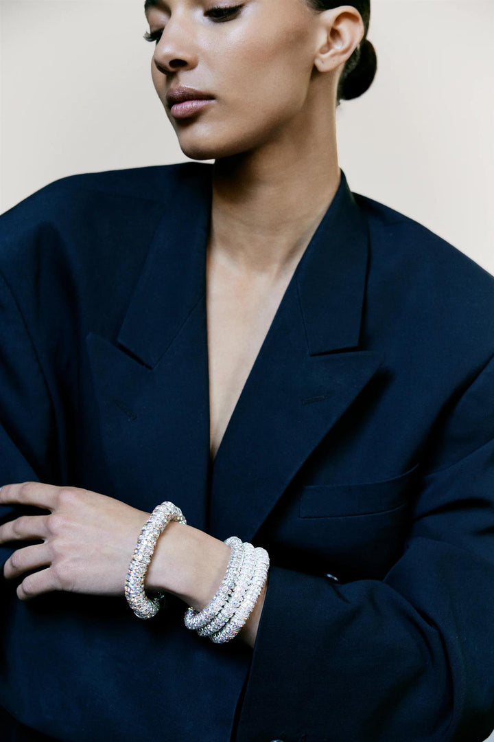 Cleopatra Bangle Silver