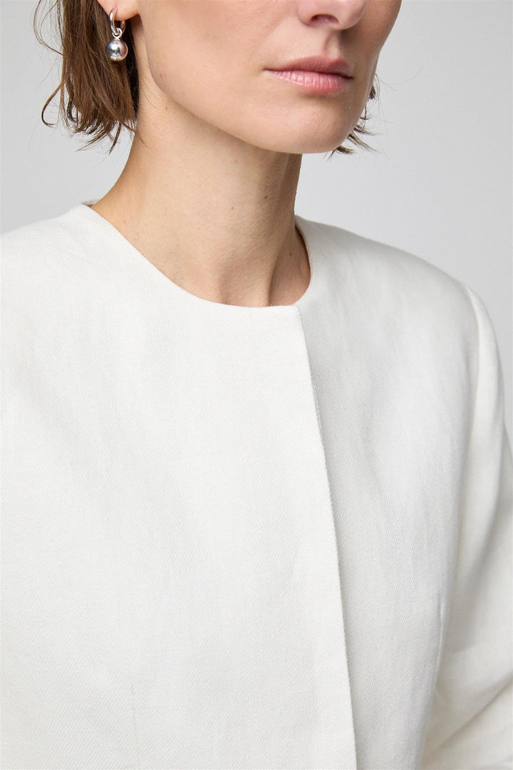 Linen Noir Blazer Off-White