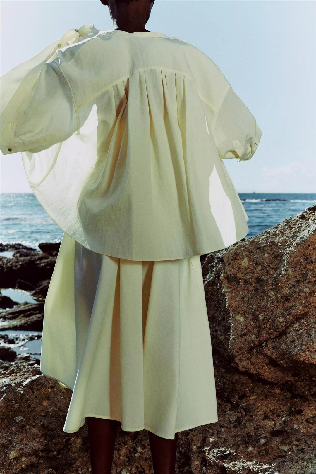 Pocket Full Skirt Sun Petal