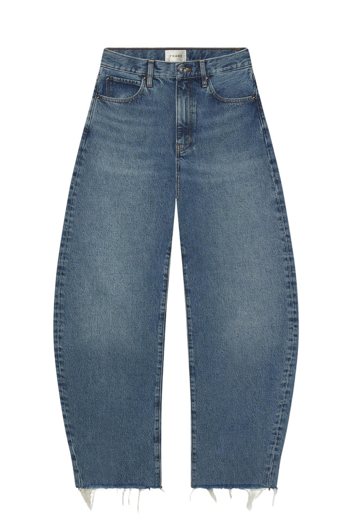 The Bubble Crop Knock Out Raw Fray