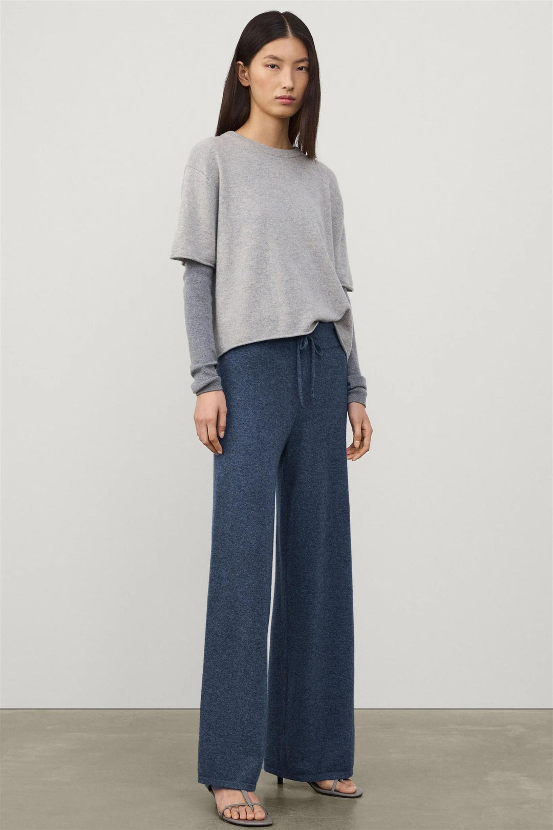 Sofi Cashmere Pants Night Fall