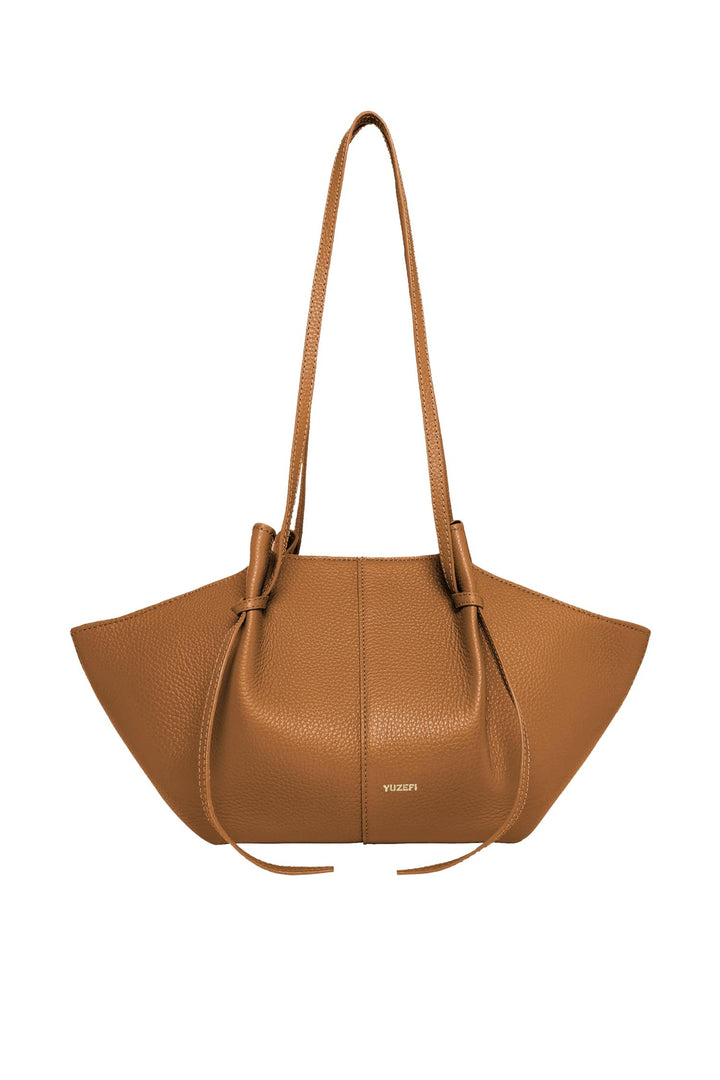Mochi Pebble Grain Leather Hazel