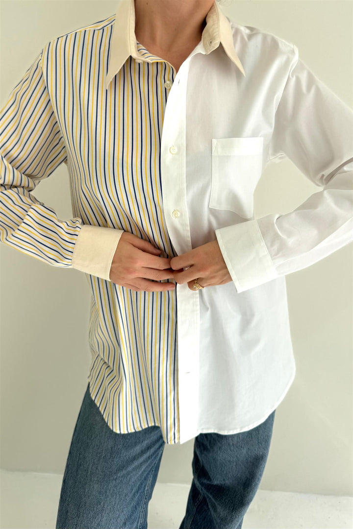 Contrasted Shirt CMS396 Size 40