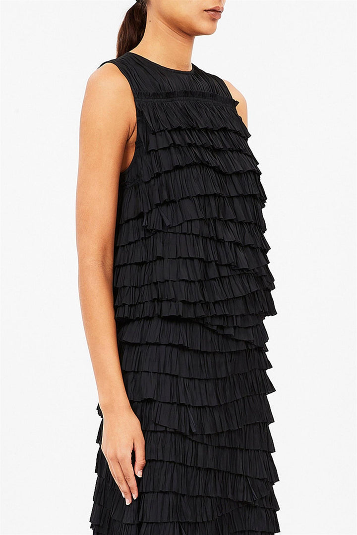 Quinn Layered Sleeveless Top Noir