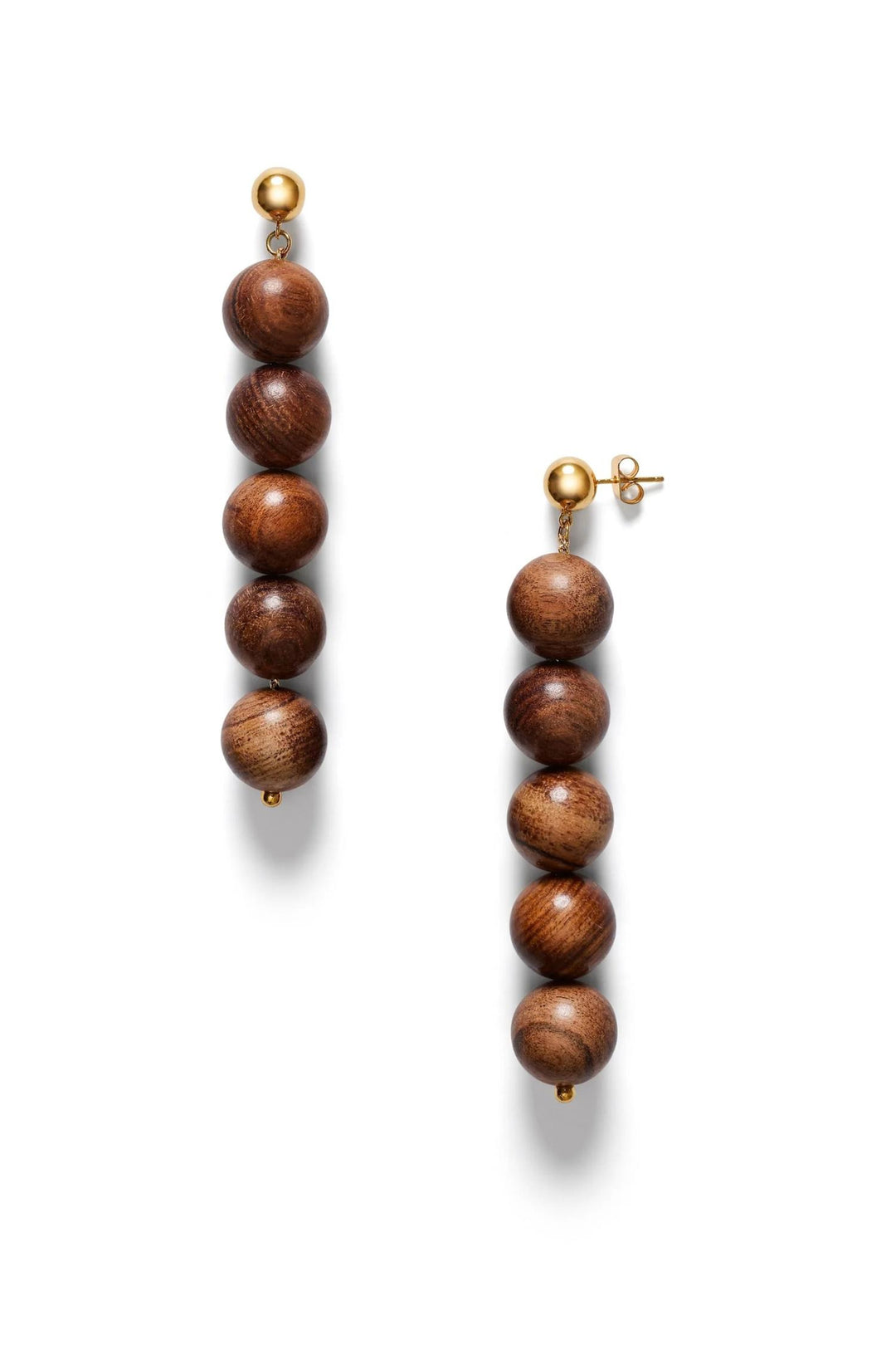 Woody Earrings Hot Chocolate