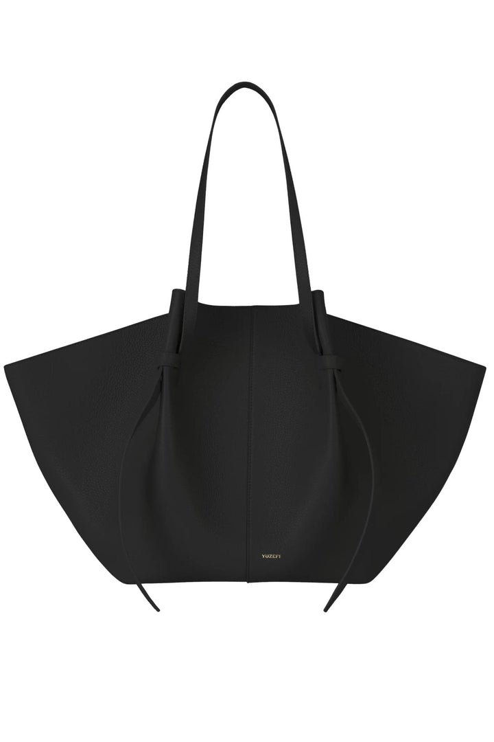 XL Mochi Pebble Grained Leather Black