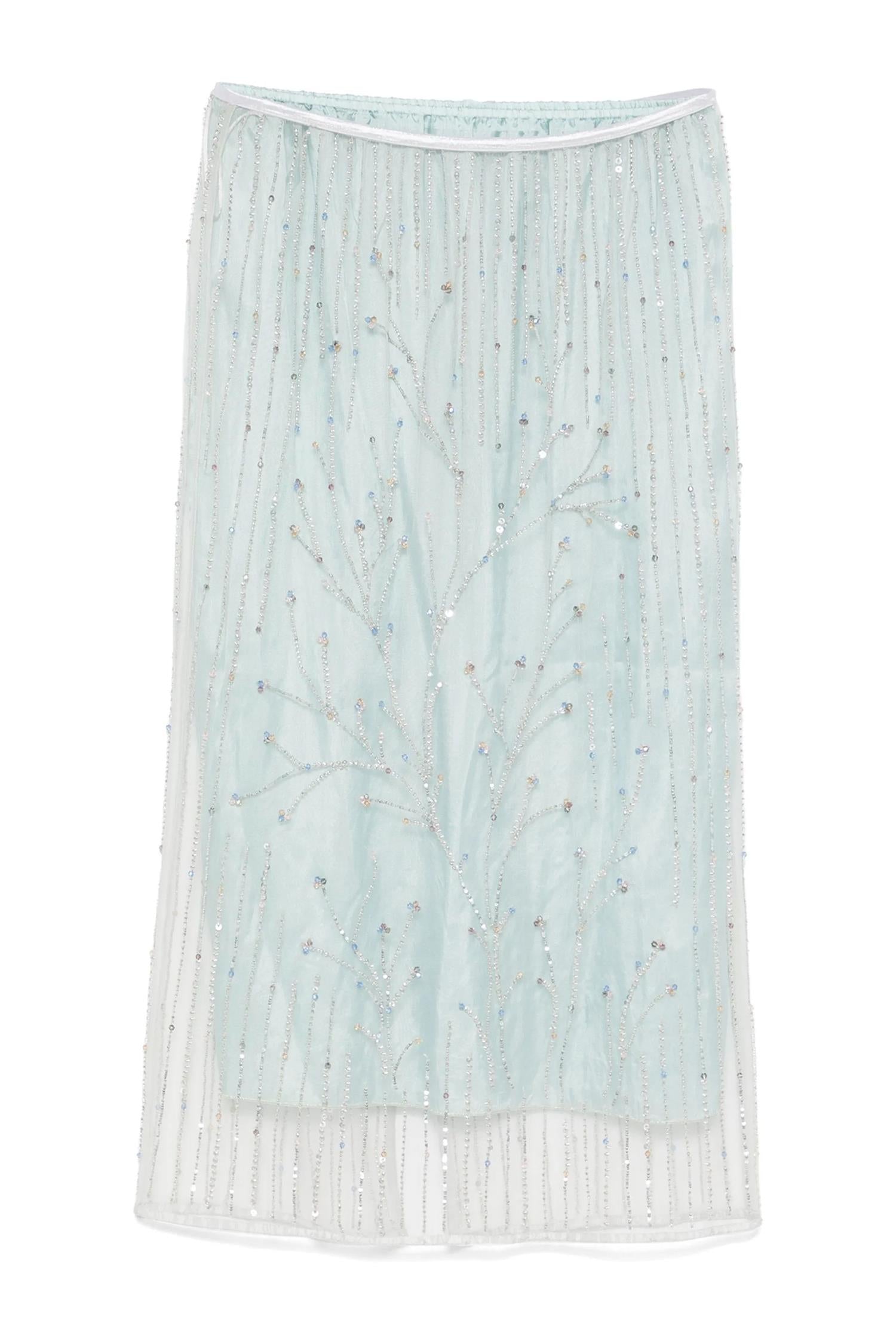 Embroidery Tulle Skirt Firefly – DenDama