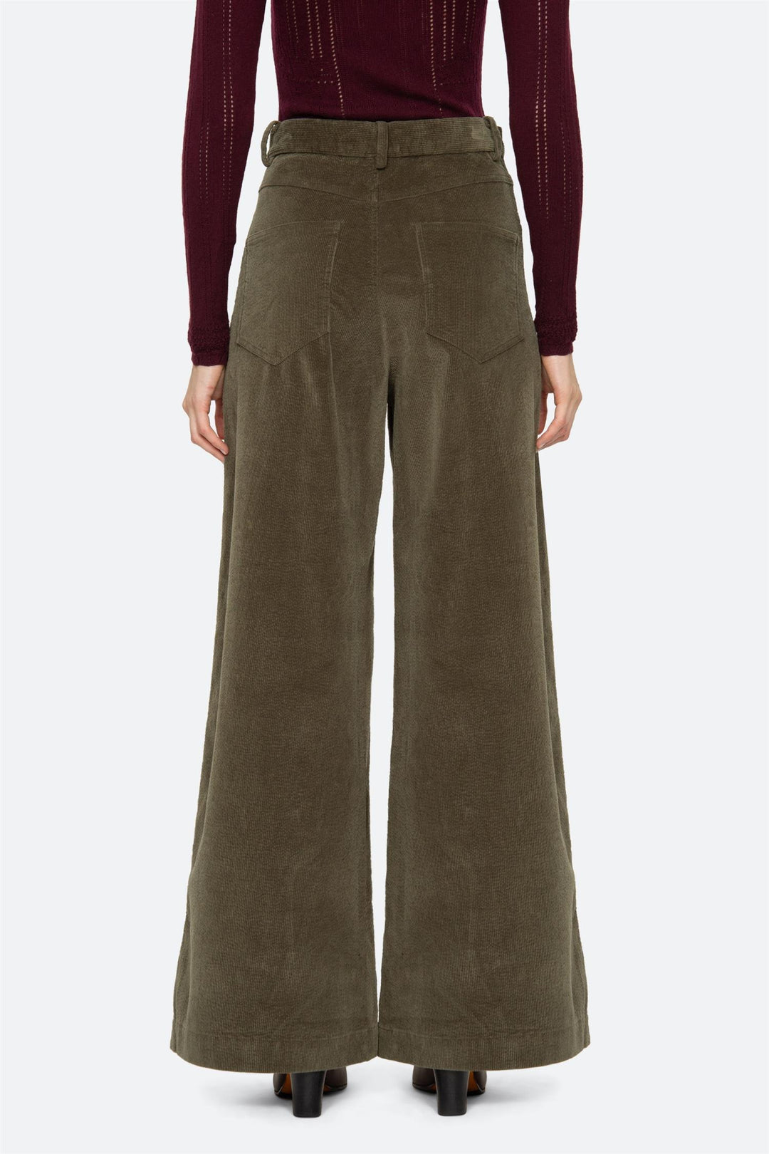 Carine Corduroy Trousers Green