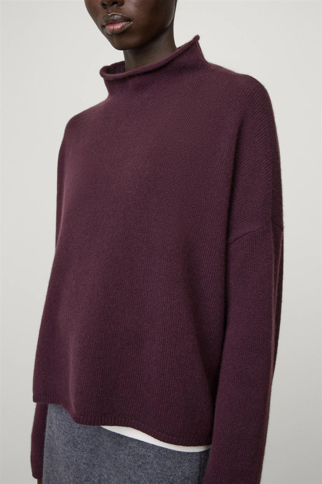 Sandy Cashmere Sweater Mahogany