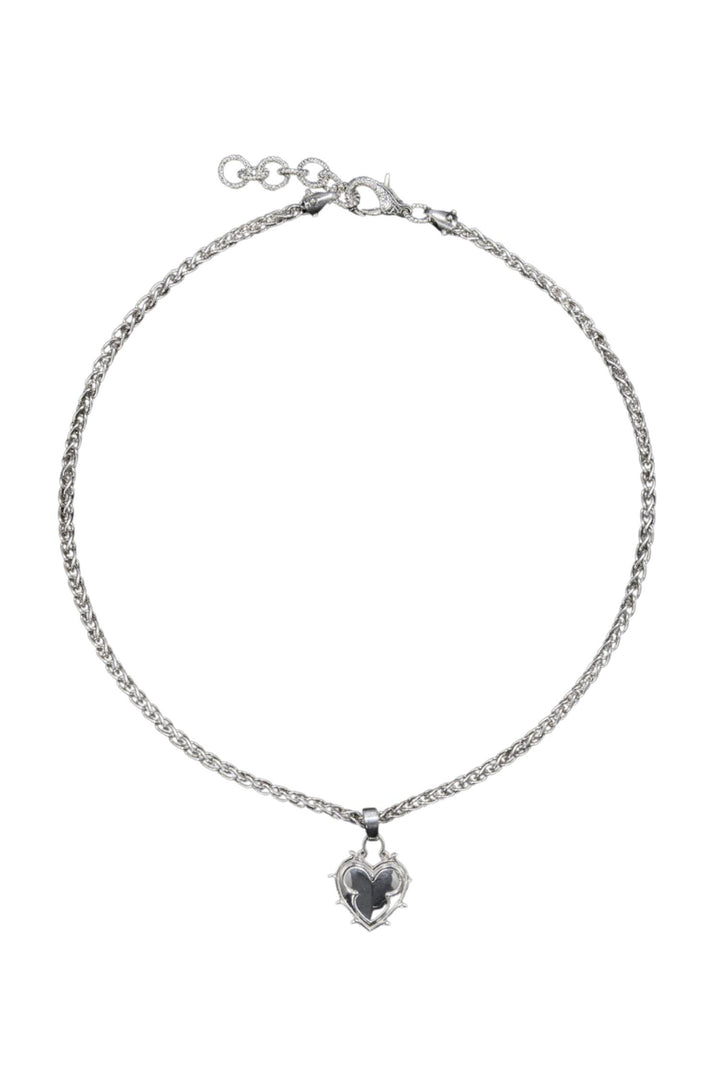 The Eternal Heart Necklace - Silver