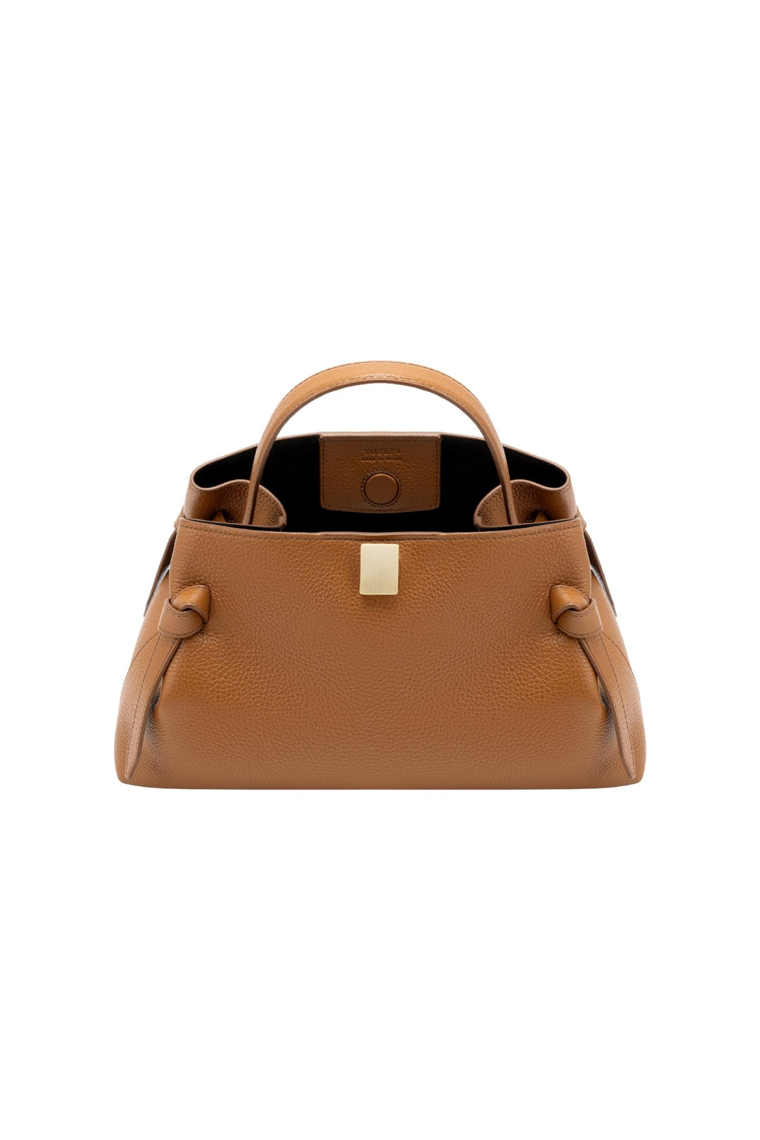 Gyoza Pebble Grain Leather Hazel