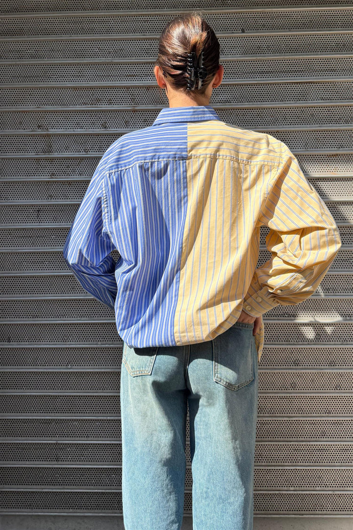 Contrasted Shirt CMS390 Size 38