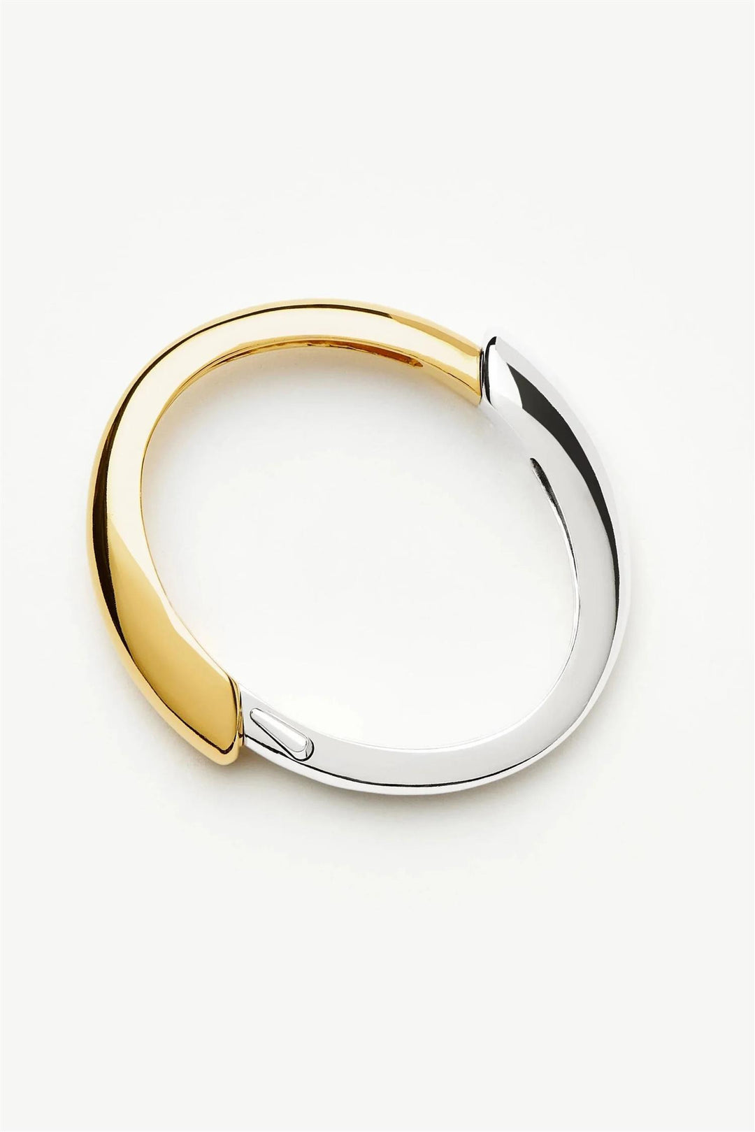 Sculptural Ridge Hinged Bangle