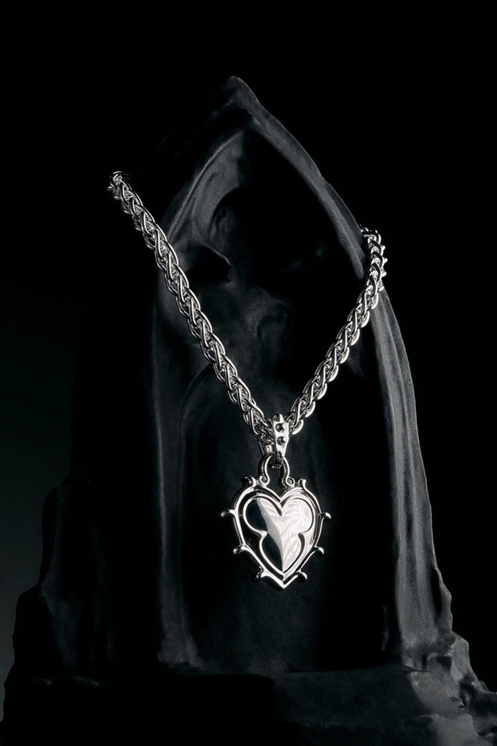 The Eternal Heart Necklace - Silver