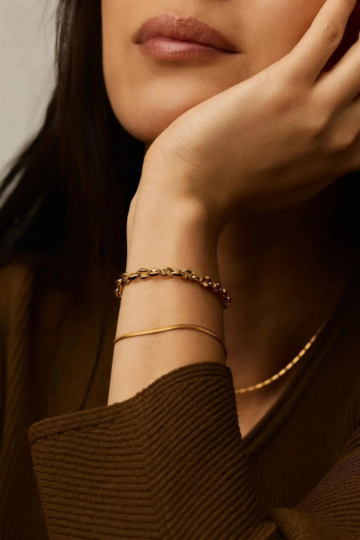 Mariner Chain Bracelet Gold