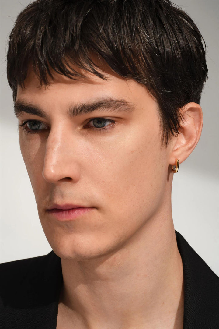 Frame Hoops Small Gold