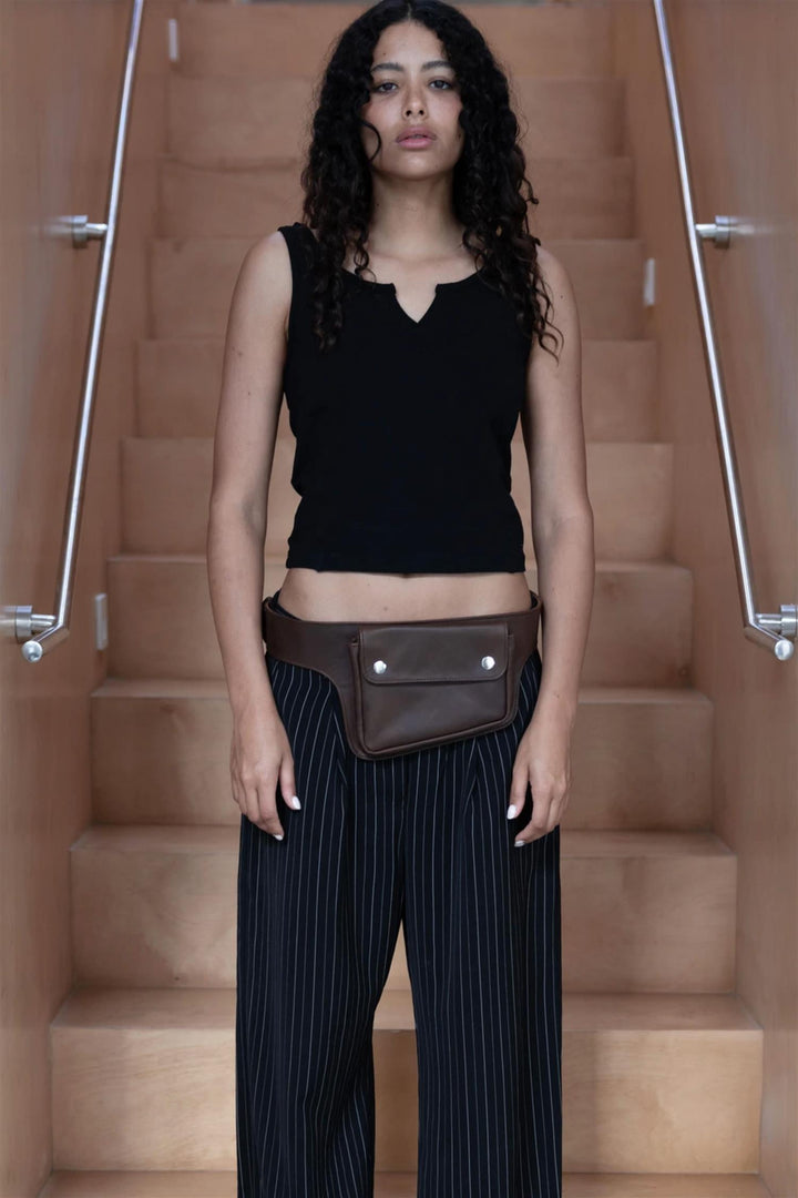 Loulou Belt Bag Brown