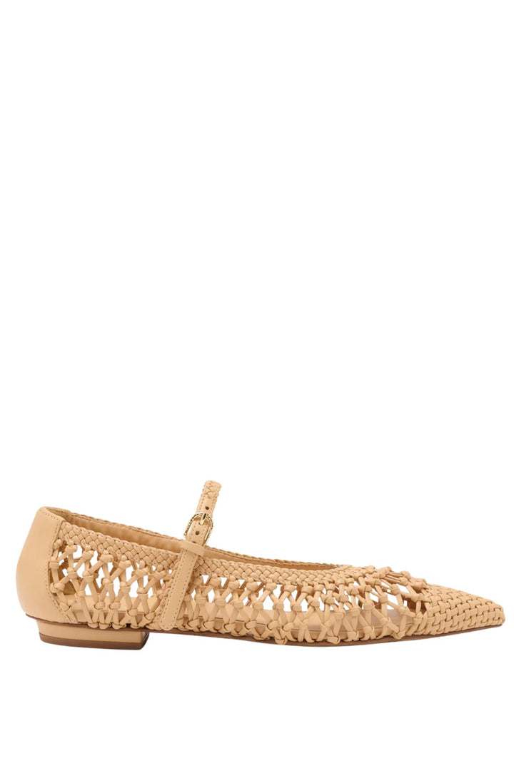 Gracie Hand Knotted Ballet Flat Miele