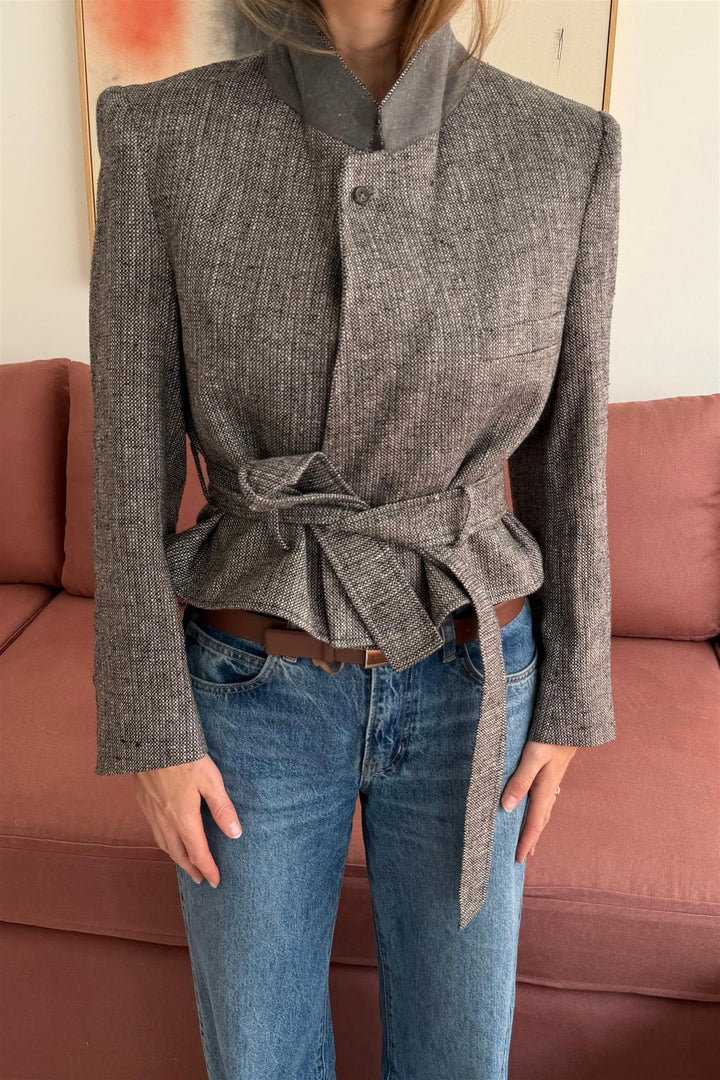 Belted Cropped Blazer BCB1448