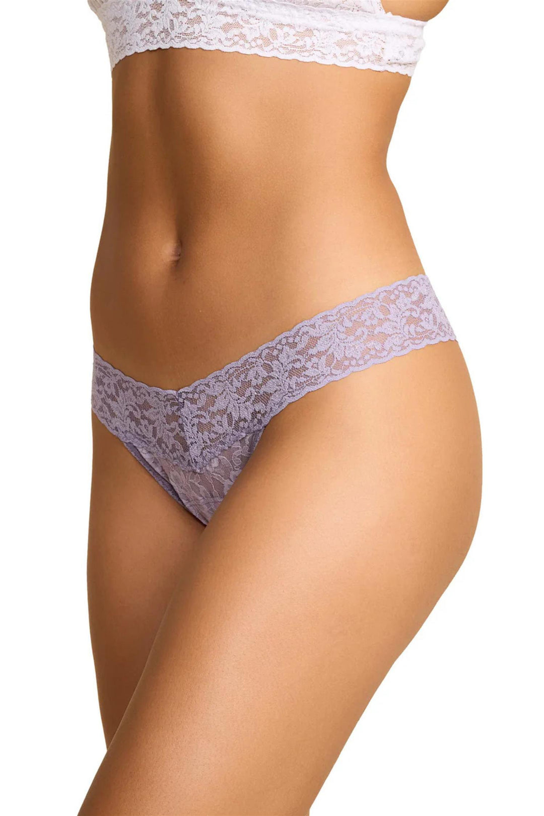 Signature Low Rise Thong Violet Daze