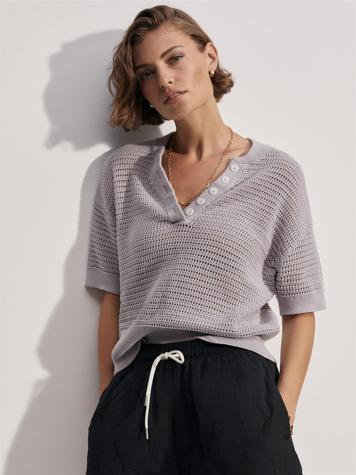 Callie Knit Top Raindrops