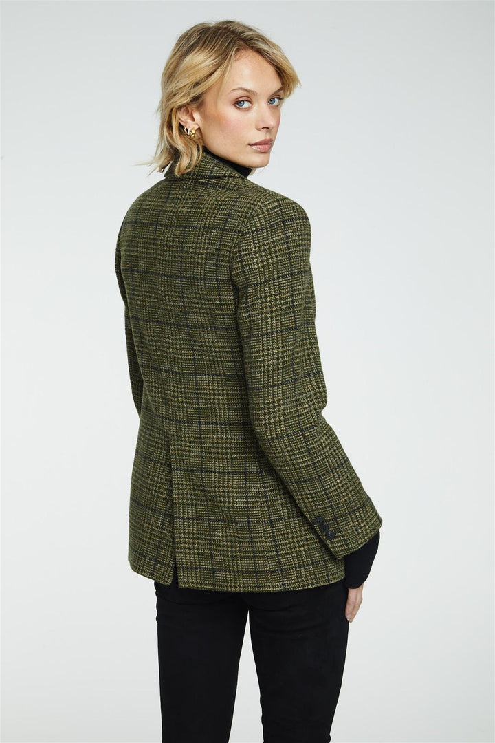 Wool Blazer Check