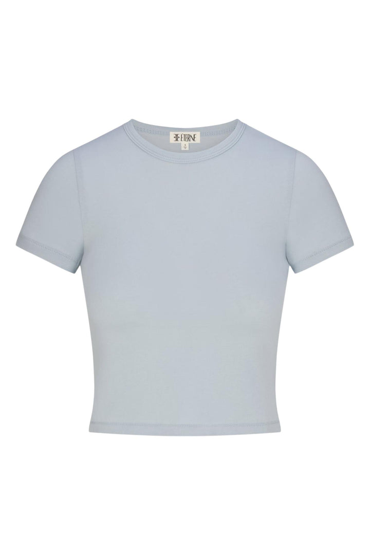 Short Sleeve Baby Tee Dusty Blue