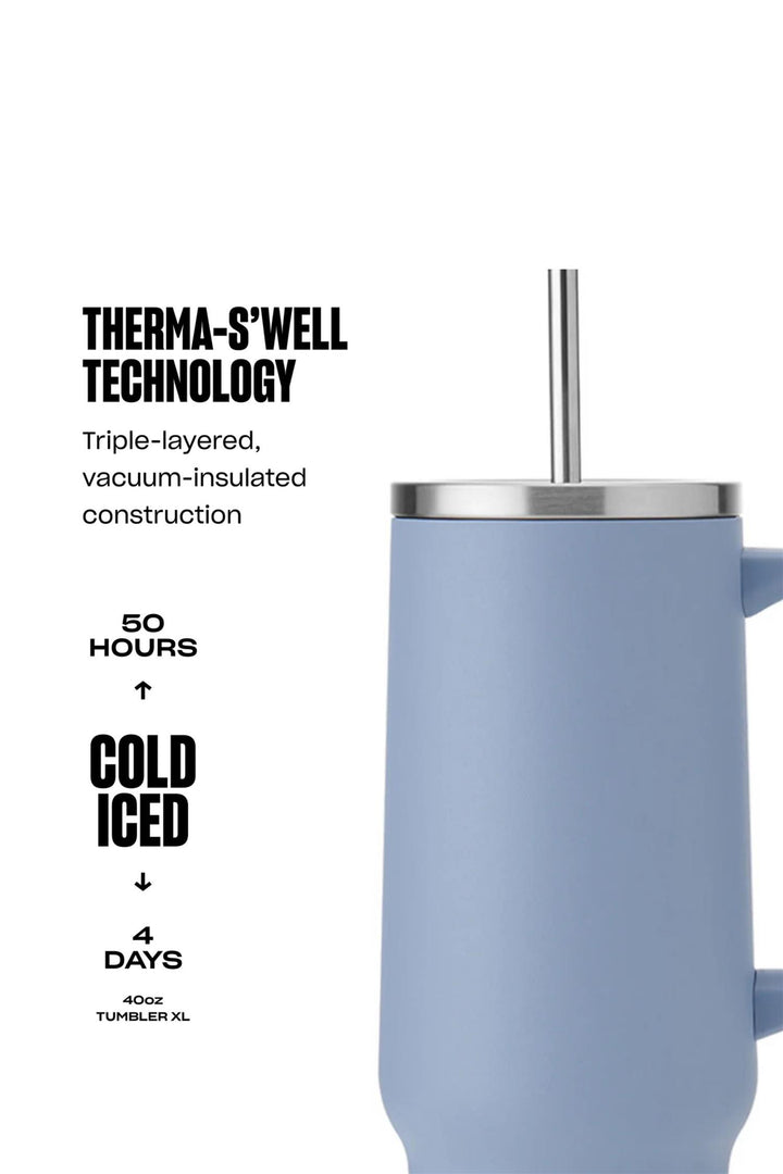 XL Tumbler 40 oz. Hydrengea Blue