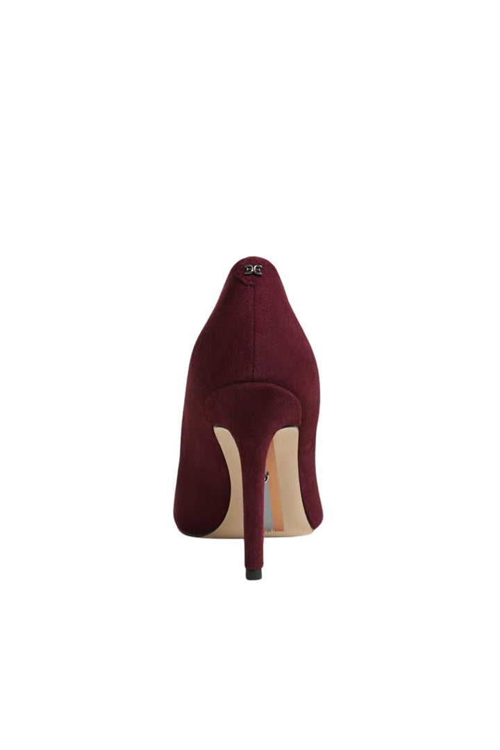 Hazel Pump Suede French Merlot