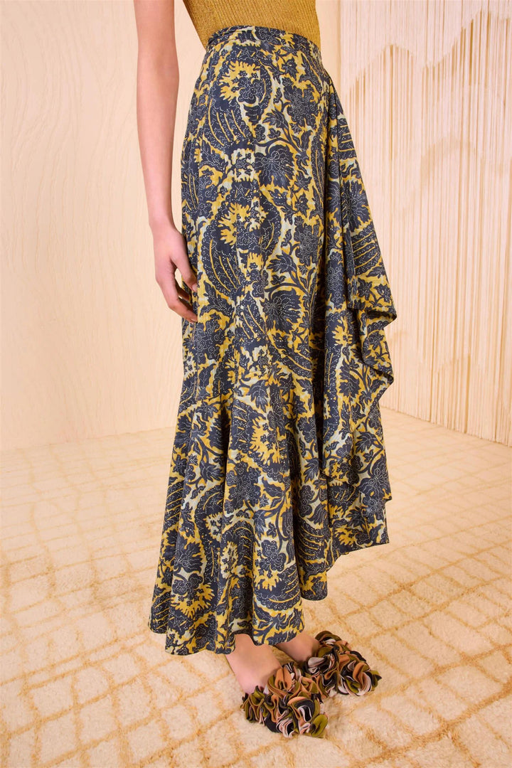 Sabina Faux Wrap Skirt Luna