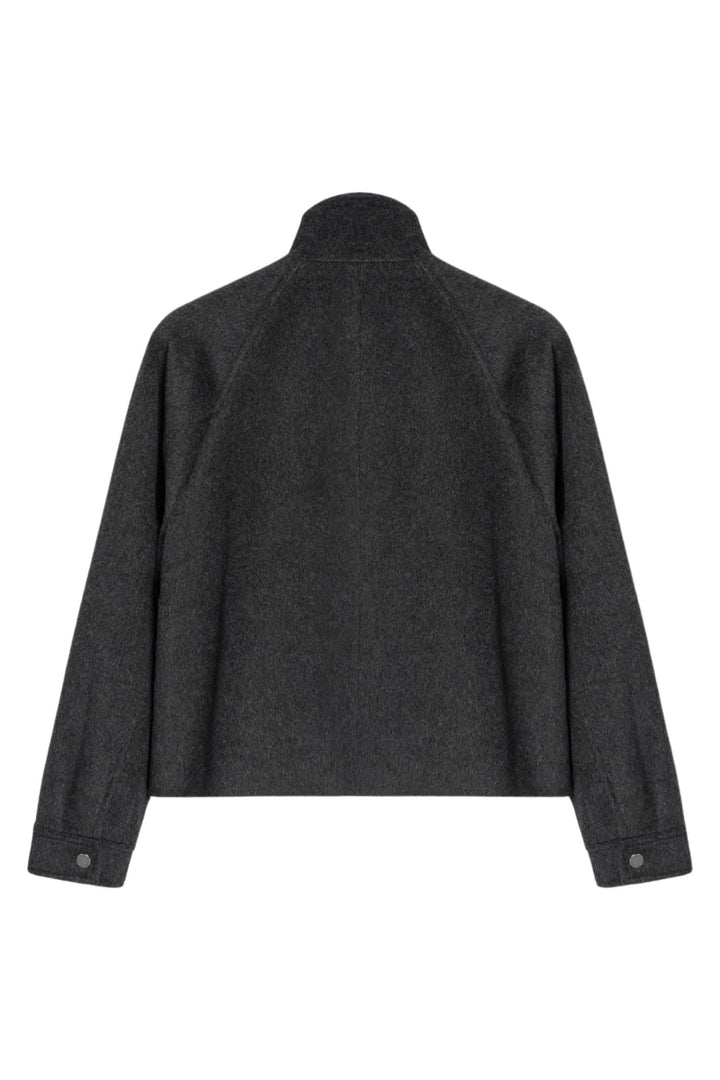 Wool/Silk ShortJacet Antracite