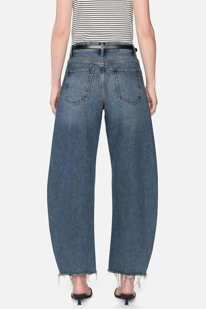 The Bubble Crop Knock Out Raw Fray