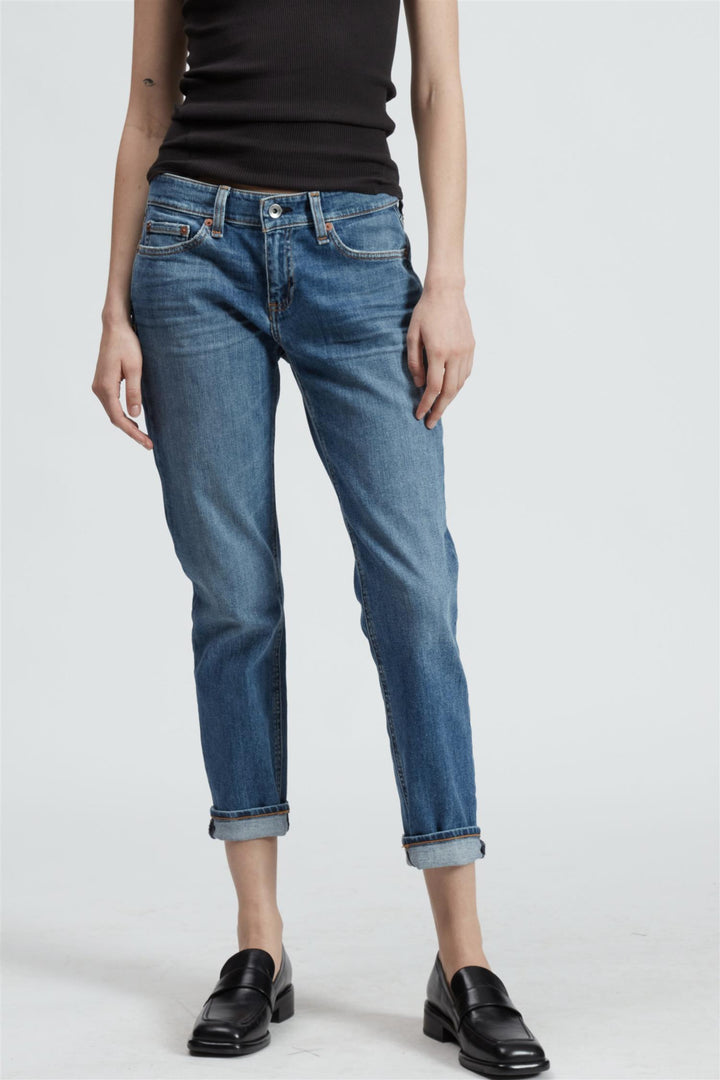 Dre Low-Rise Boyfriend Jeans Julienne