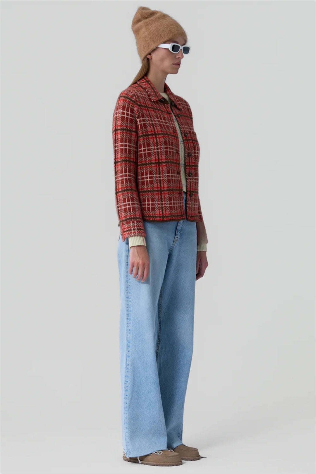 Dylan Plaid Shirt Chili Combo