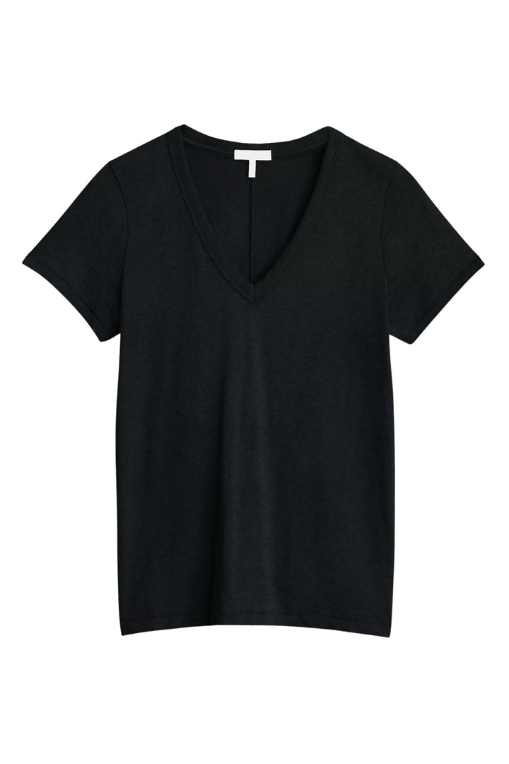 The Slub Vee Black