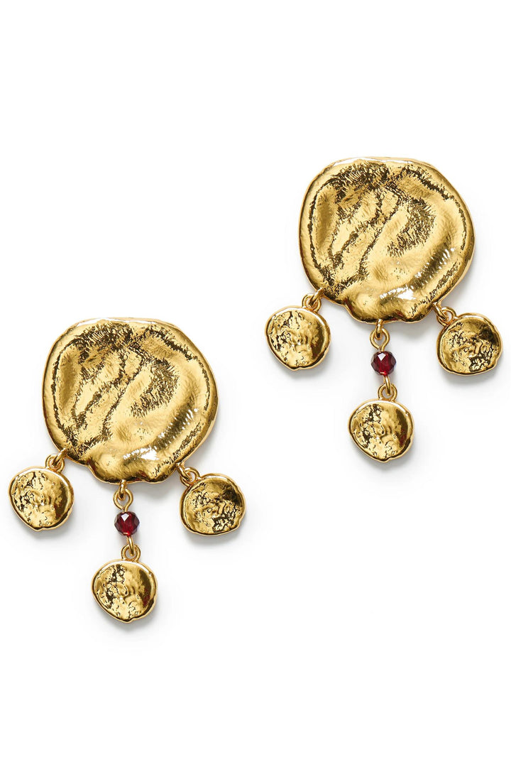 Dream Catcher Earrings Gold