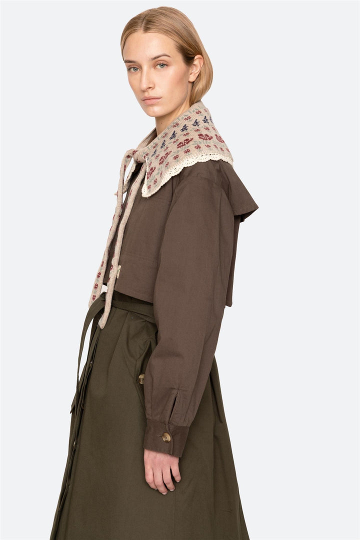 Preston Knit Collar Cream