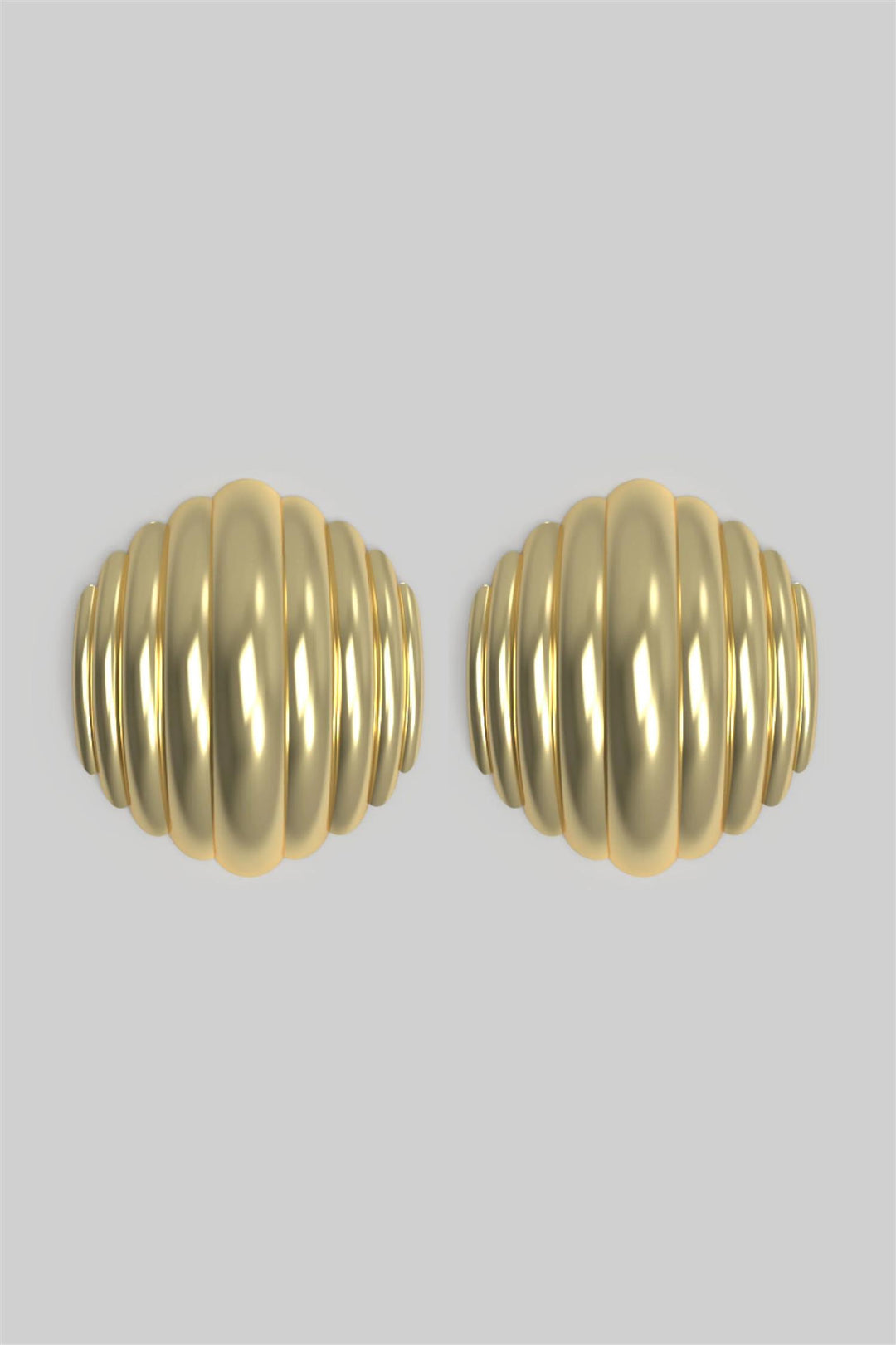 Madeleine Studs Large Plated