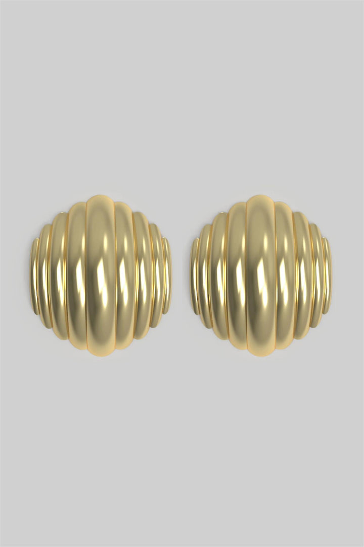 Madeleine Studs Large Plated